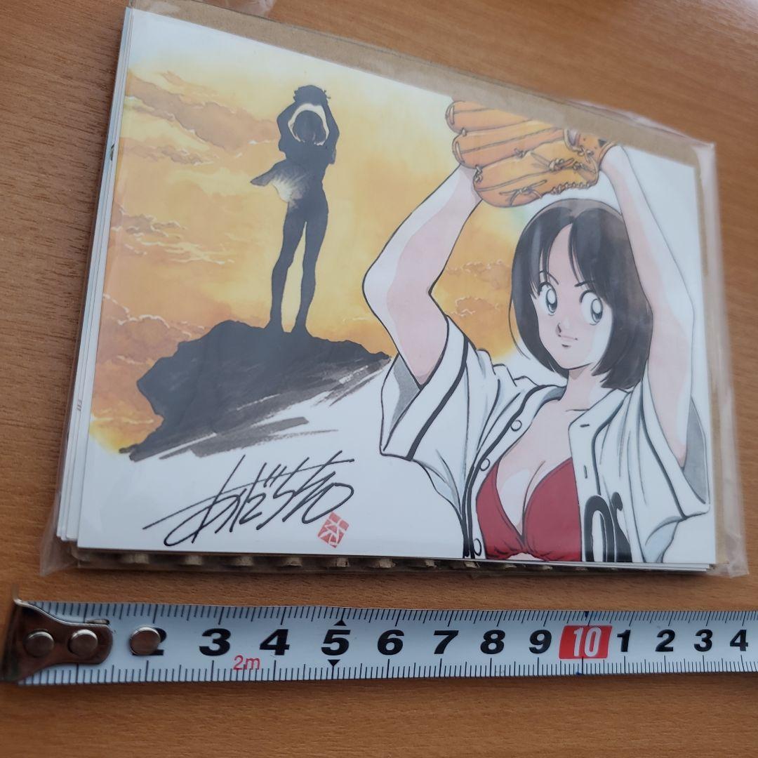 あだち充　クロスゲーム　複製原画　&　あだち充キャンバスボード