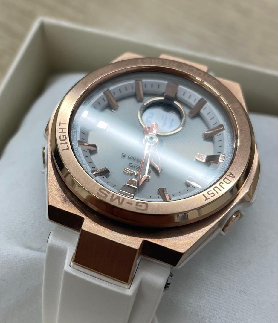 【美品】CASIO BABY-G電波ソーラー MSG-W200G-7AJF