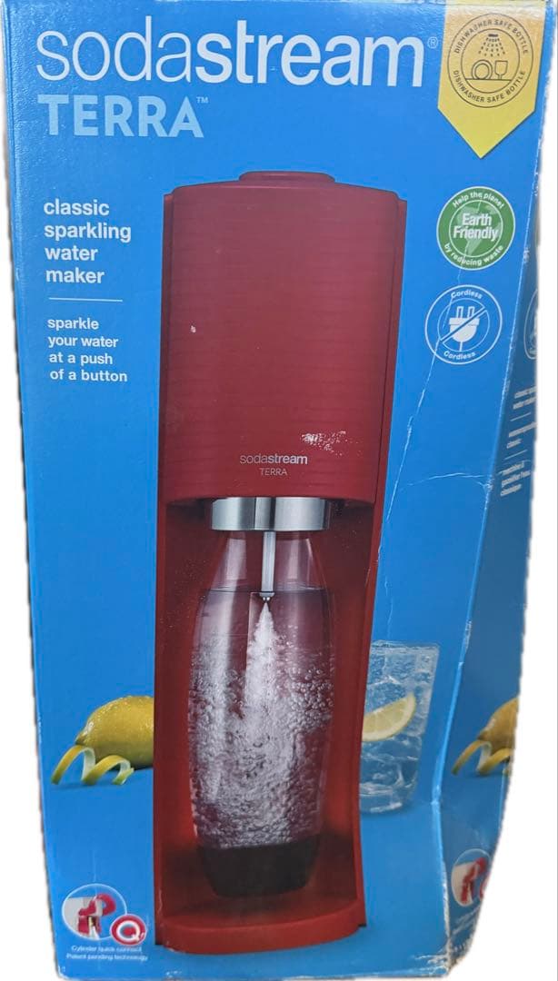 【新品】ソーダストリーム テラ スターターキット レッドSSM1102