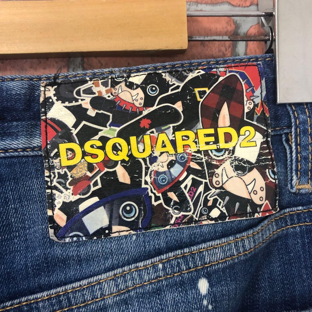 日本限定DSQUARED2チロマニア　 SEXY TWIST ブルー青44