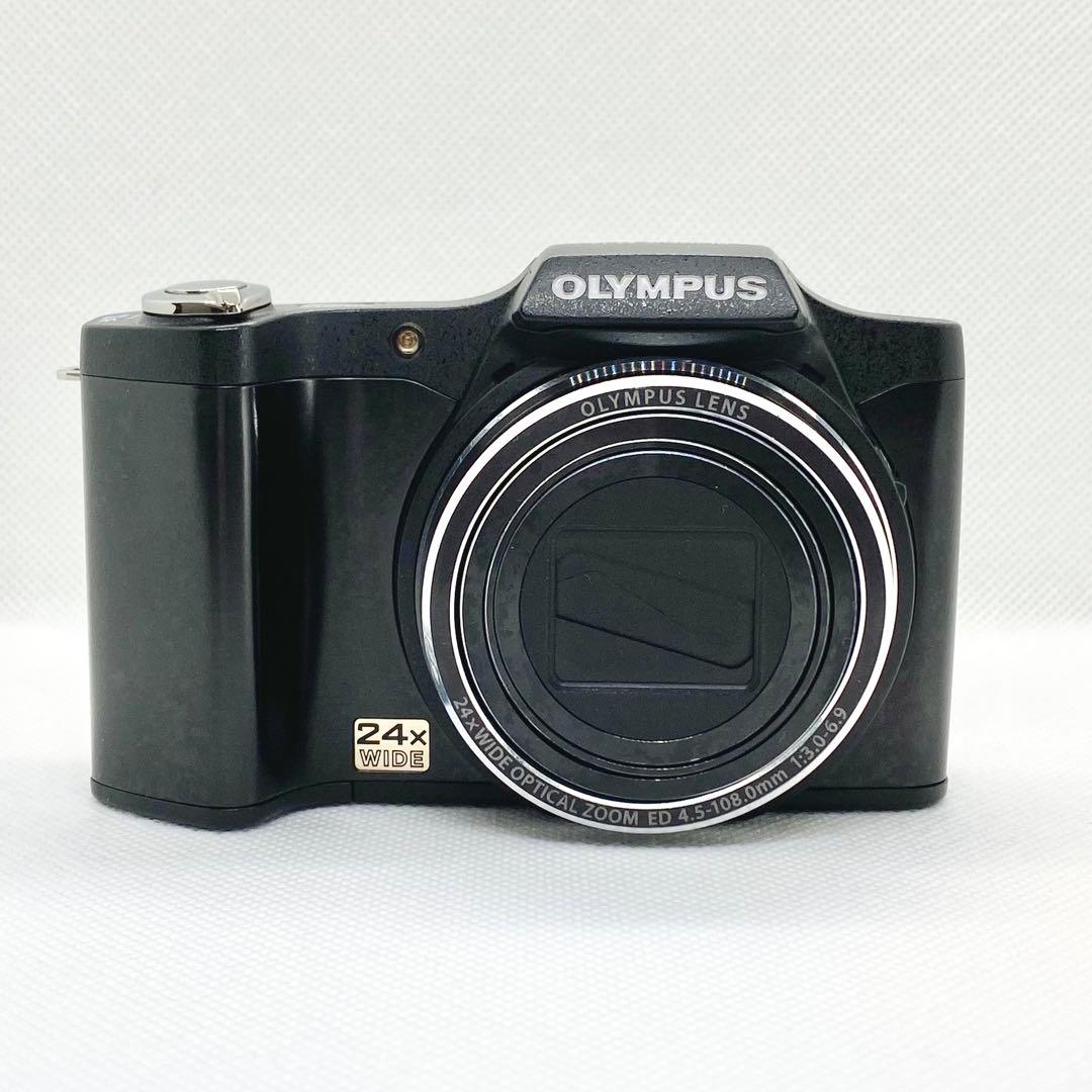 【動作品】OLYMPUS SZ-14 コンパクトデジタルカメラ　ブラック