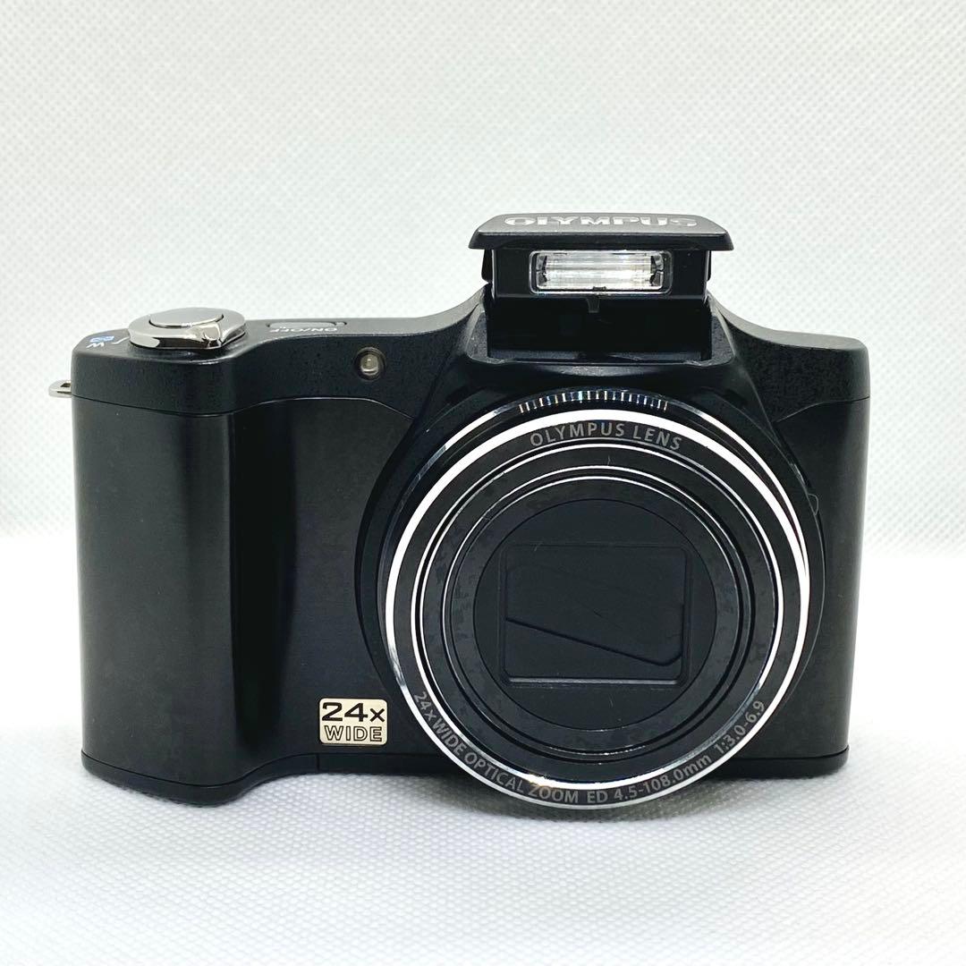【動作品】OLYMPUS SZ-14 コンパクトデジタルカメラ　ブラック