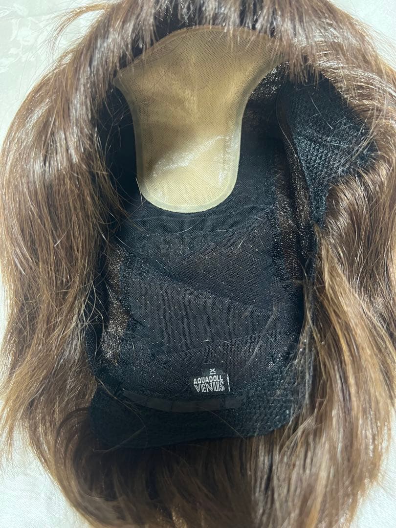 AQUADOLL 人毛MIXウィッグ モカブラウン M 医療用