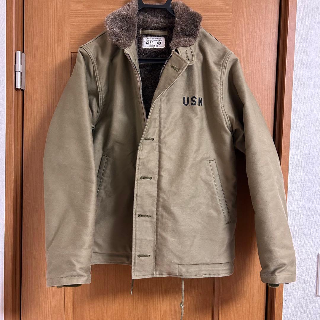 WAIPER N-1デッキジャケット USED加工 サイズ40［M〜Lサイズ］