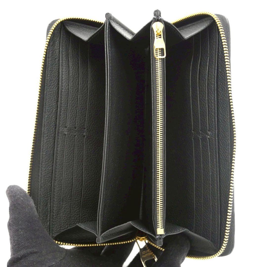 ルイヴィトン アンプラント ジッピーウォレット ブラック 長財布 モノグラム 黒