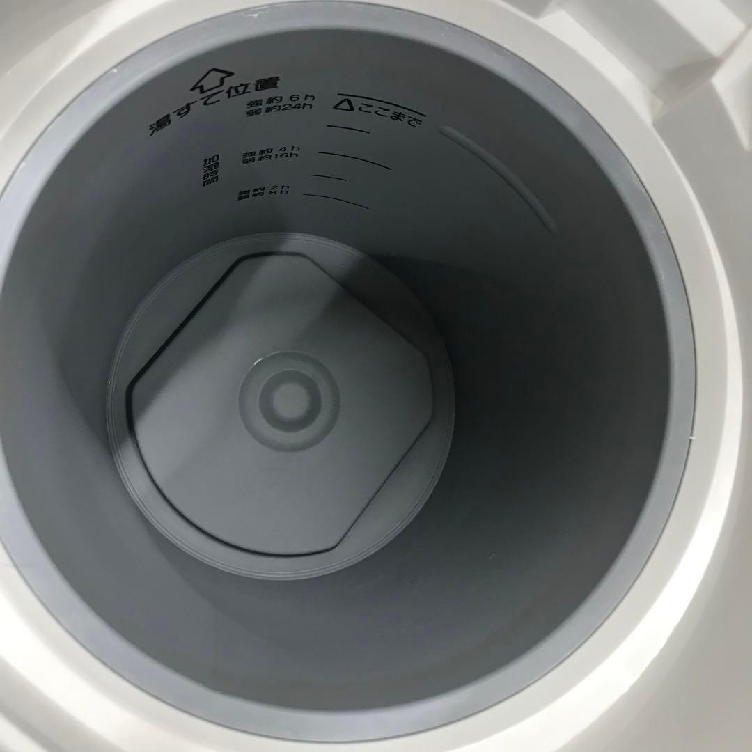 洗浄済　象印　スチーム式加湿器　EE-RR50　3L　ホワイト　②