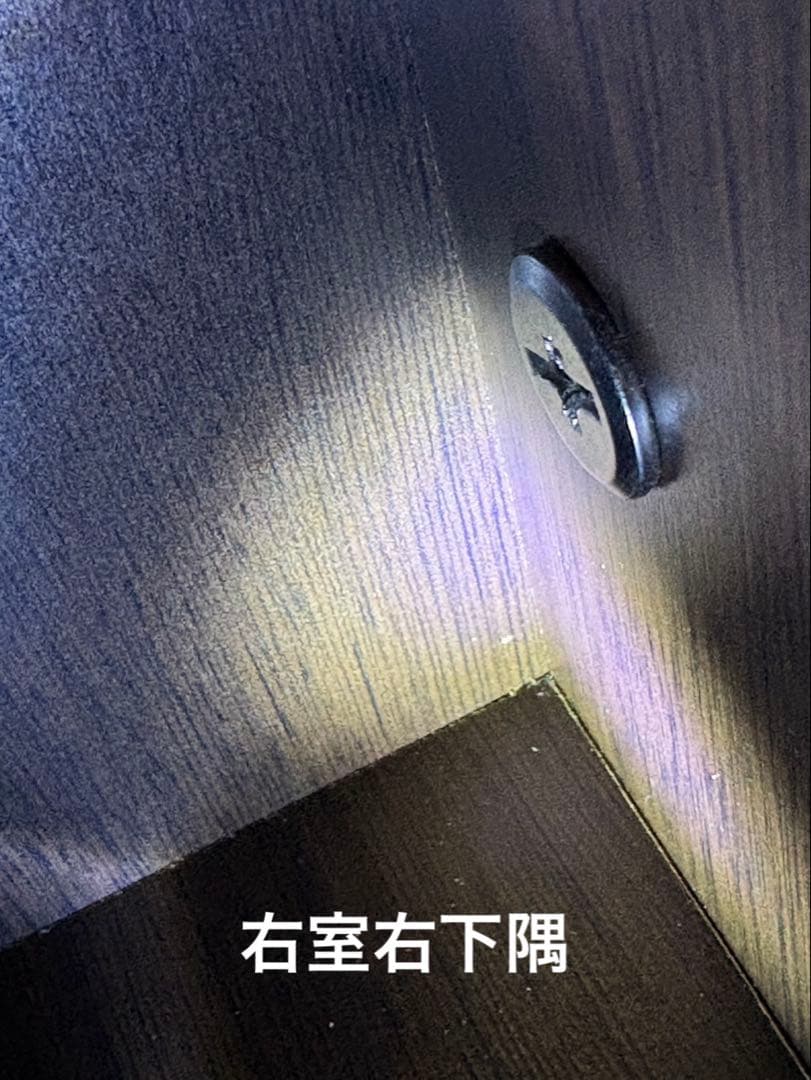 【2月半ばまで】ダークブラウン衣類収納 ミラー付き