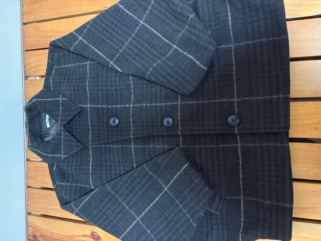 ニコアンド　ライトモッサドルマンジャケットコート　ブラウン