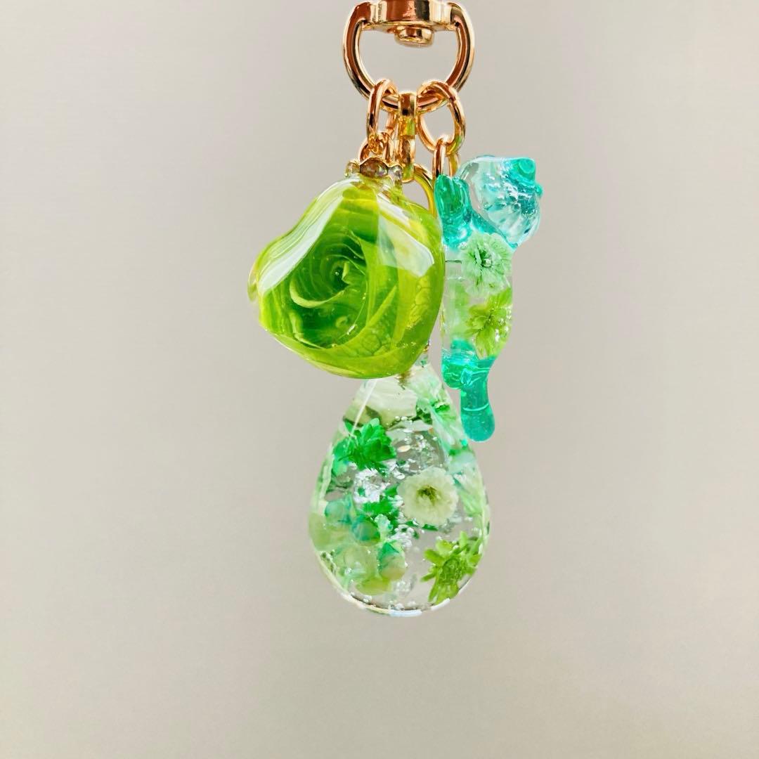 なおページ　Man名入れレジンキーホルダー、チャーム9点