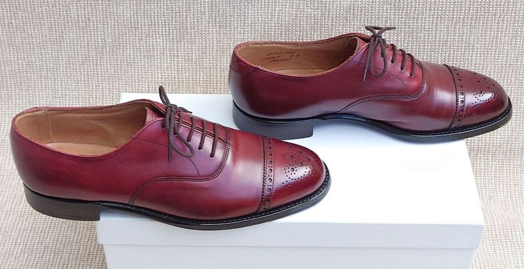 ロイドフットウェア ストレートチップ メダリオン チーニー製 26.5cm