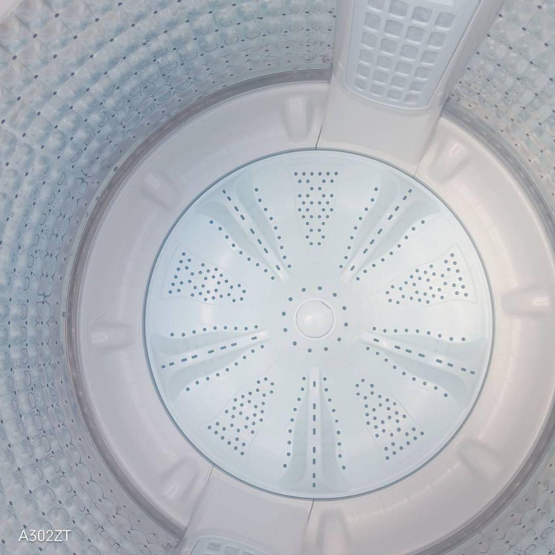 A01B5 安心保証付　アクア　ガラストップ大型洗濯機 容量7㌔