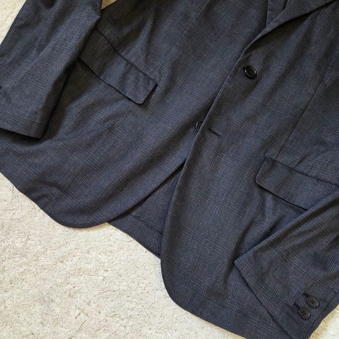 美品 ユナイテッドアローズ TORAY スーツ リネン混 サイズL 濃紺