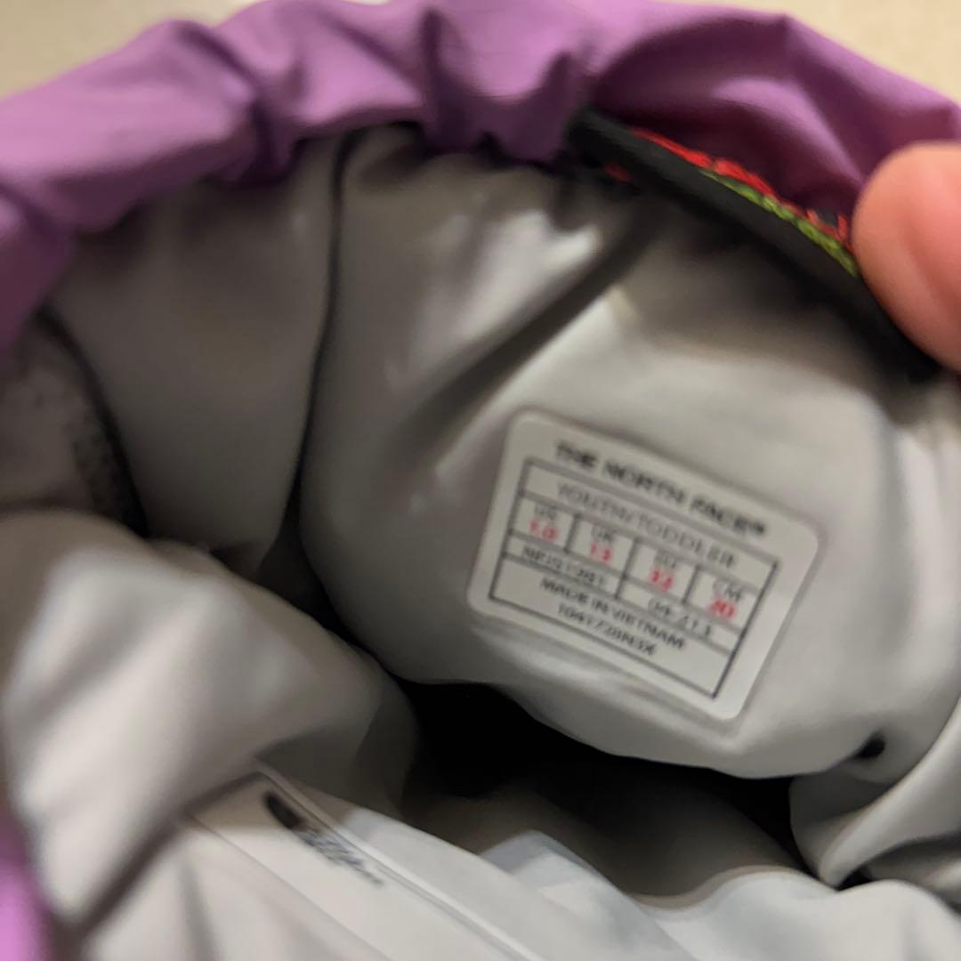 THE NORTH FACE 子ども用ウィンターブーツ 紫　20センチ