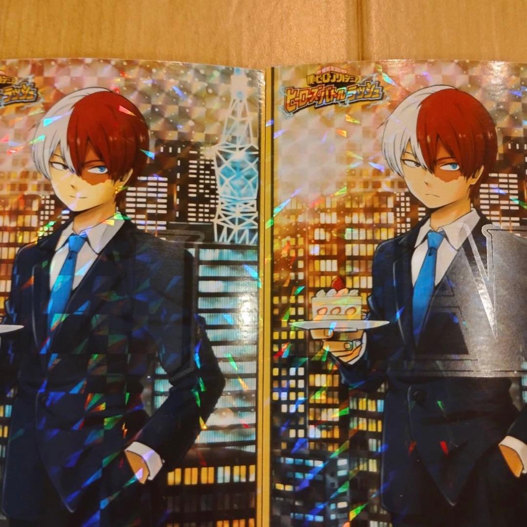 轟焦凍　バースデー　XR sec シークレット　ノーマル　2種　ヒロバト　カード