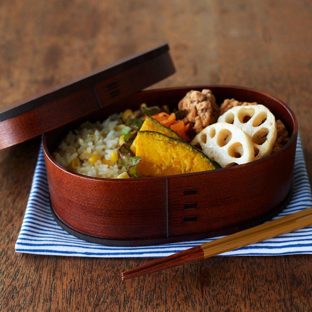 【定価17600円】大館工芸社　小判弁当　大（750ml） ふき漆