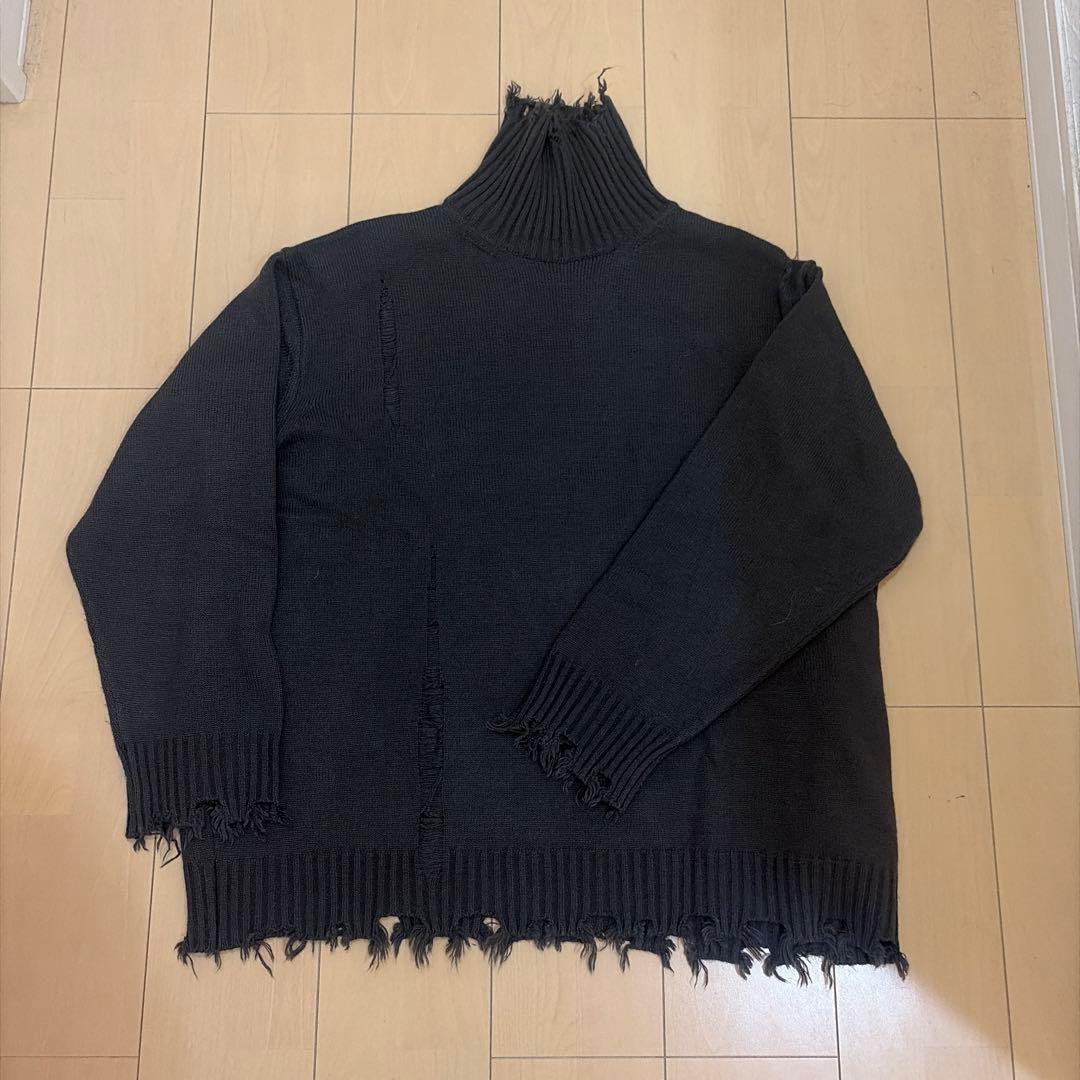 S'YTE Yohji Yamamoto ダメージニットセーター ブラウン