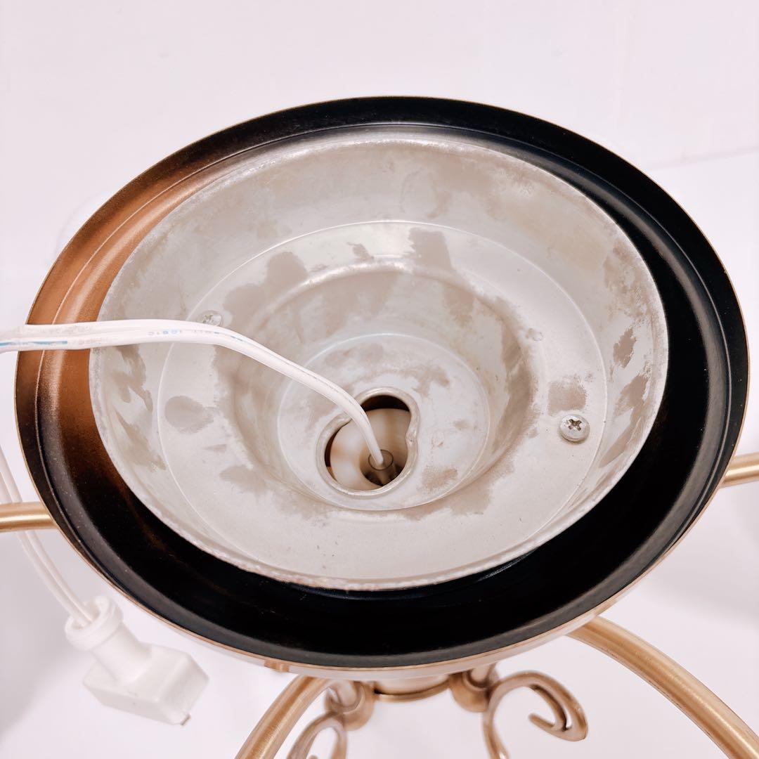 【美品 動作良好】KOIZUMI 6灯 アンティーク調 シャンデリア