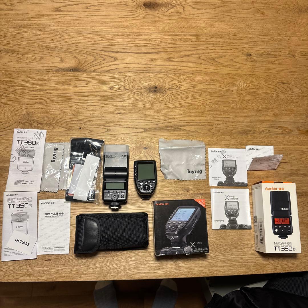 【富士フイルム】Godox TT350F ＆X pro Fのセット　ゴドックス