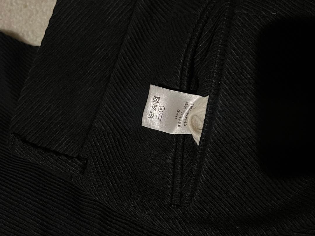 パンツ NEAT Cotton Kersey Black WIDE 46