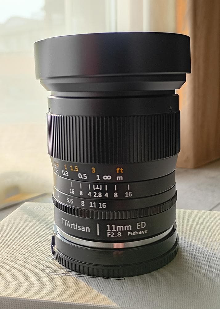 TTArtisan 11mm F2.8 フィッシュアイレンズ