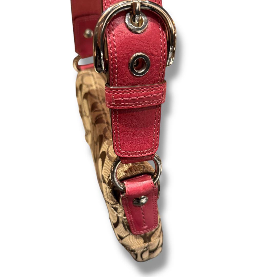 希少　COACH コーチ ショルダーバッグ ピンク ソーホー　11860 肩掛け