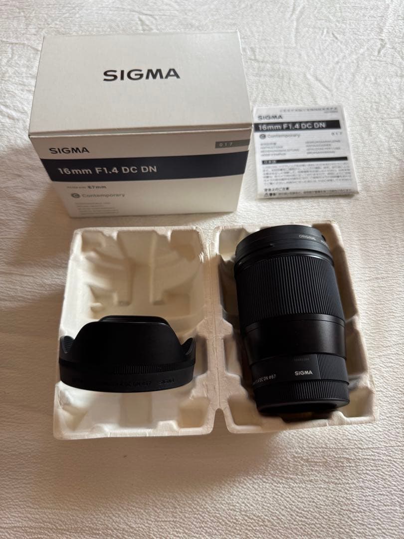 SIGMA 16mm F1.4 DC DN eマウント