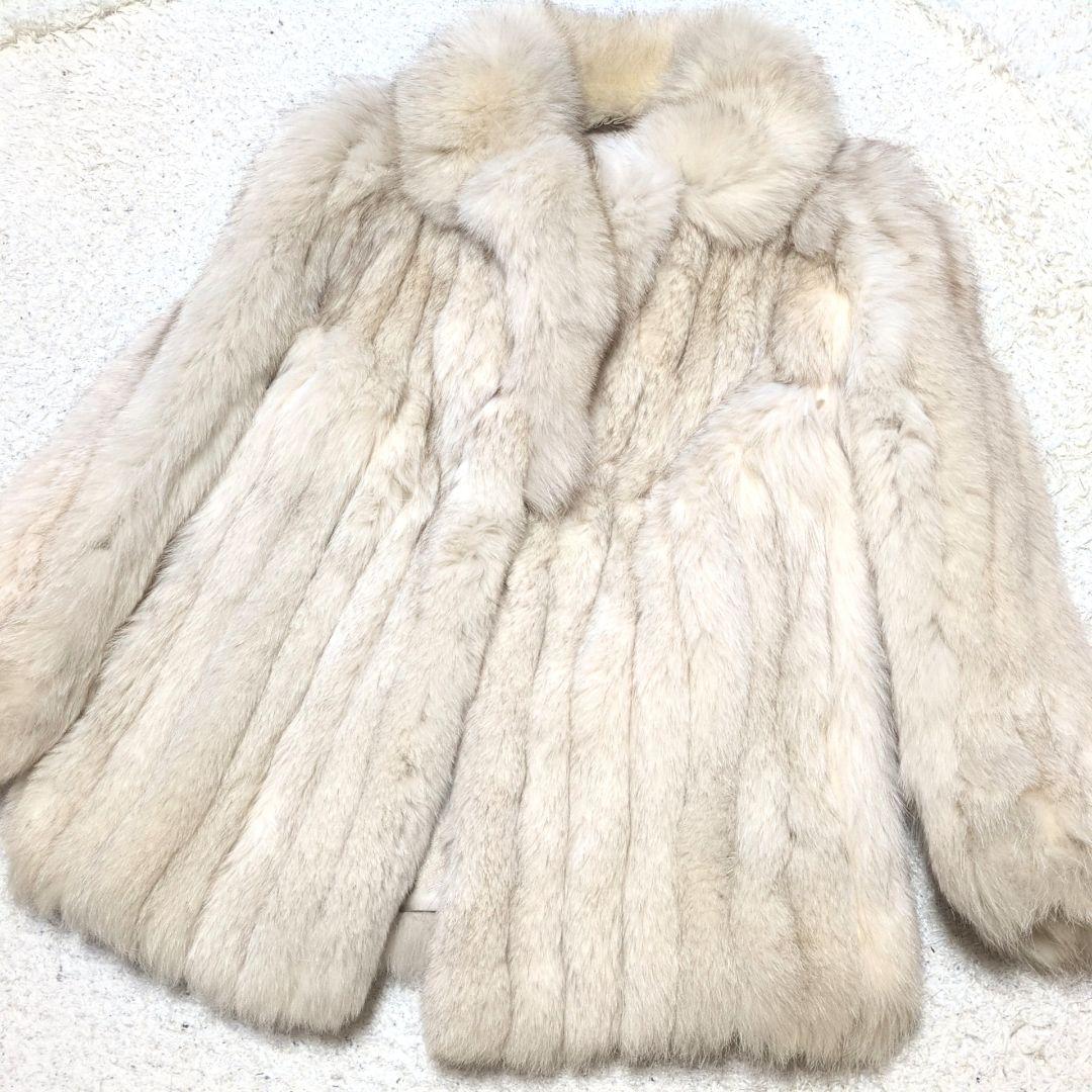 2-23【高級毛皮】SAGAFOX フォックスファーコート