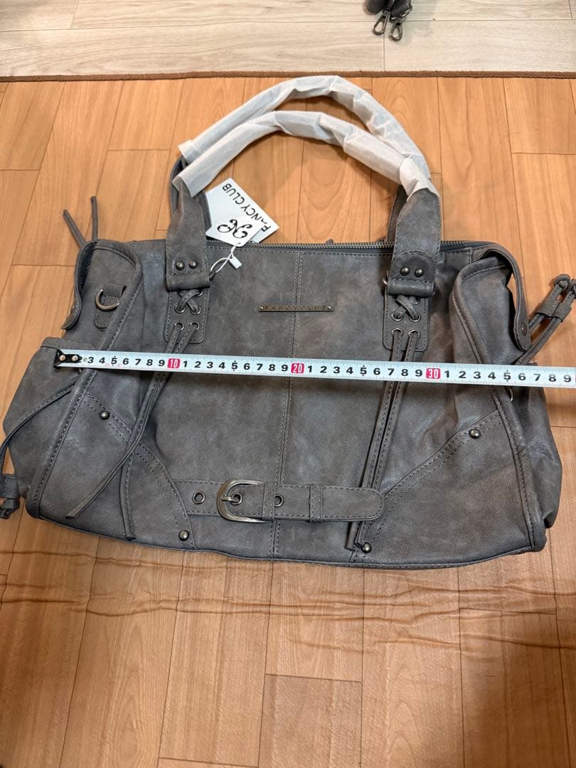 FANCY CLUB ショルダーバッグ グレー