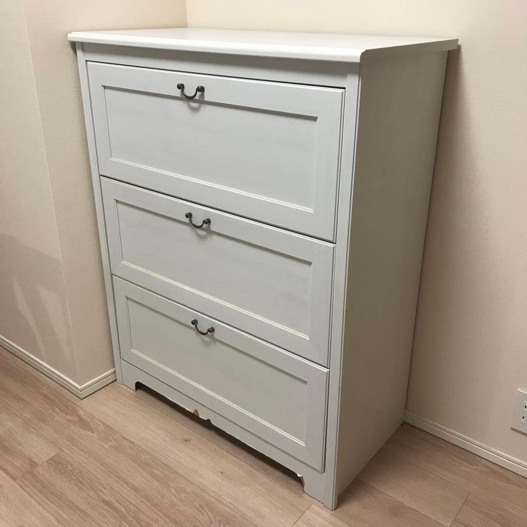 ミ・・・ミ　　IKEA チェスト　洋服タンス３段式