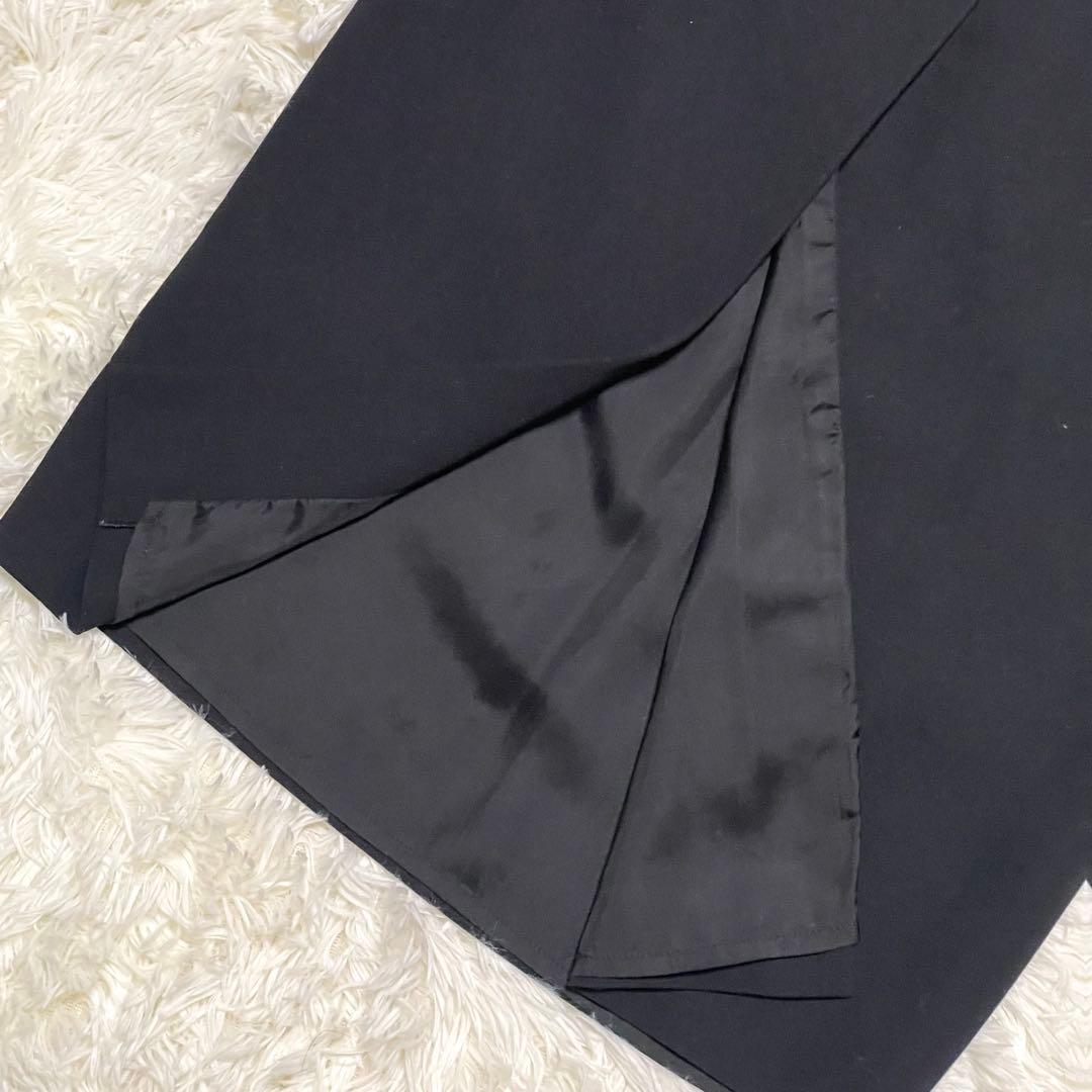 美品 GUCCI ダブル 金ボタン スカート セットアップ レディース42 黒