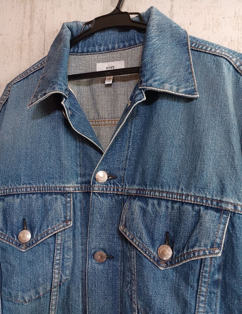 HYKE　ハイク　TYPE3　BIG FIT　デニム　ジャケット