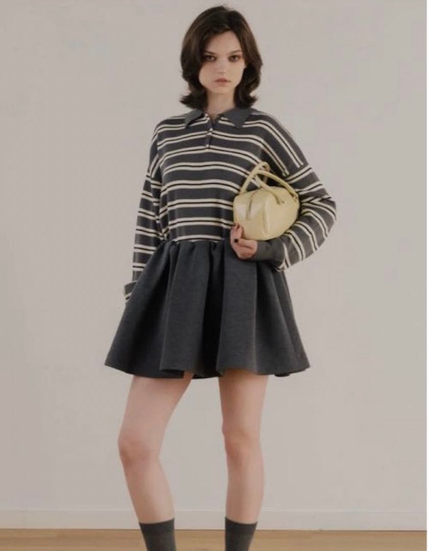 THETOE TOÉ Alster Skirt GRY Sサイズ