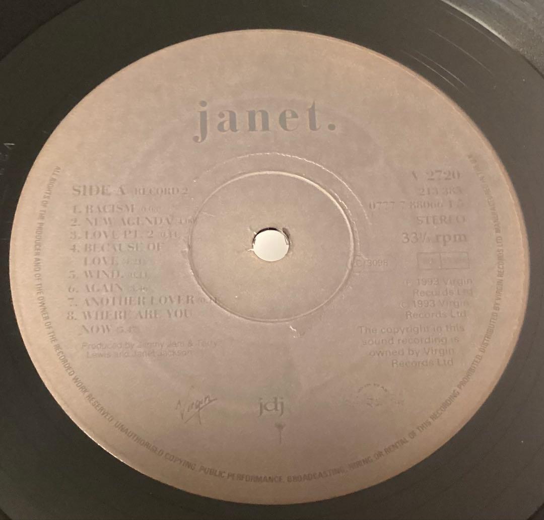 (USED)ジャネット ジャクソン janet.2枚組レコード 美品オリジナル盤