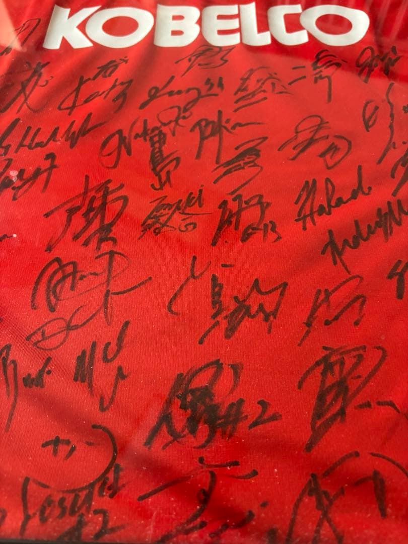 ★激レア★ラグビーコベルコ神戸スティーラーズ サイン入りユニフォーム