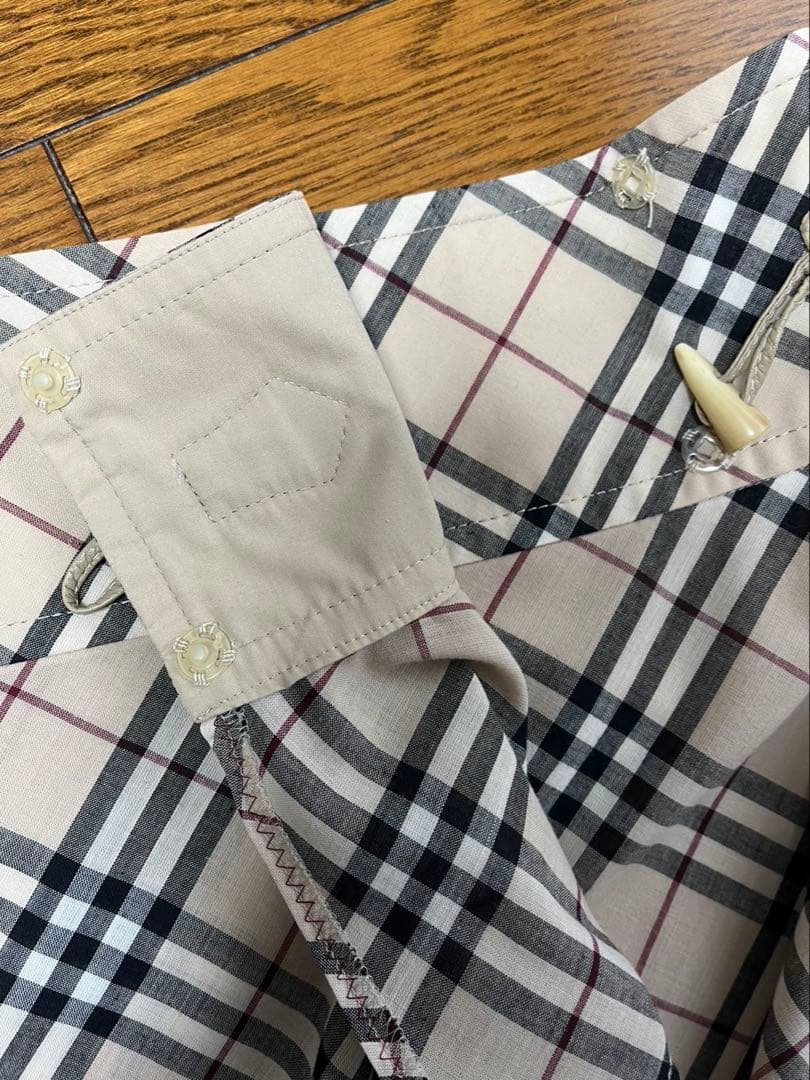 美品✨バーバリー ブルーレーベル ラップ　ミニ　スカートノバチェック サイズ38