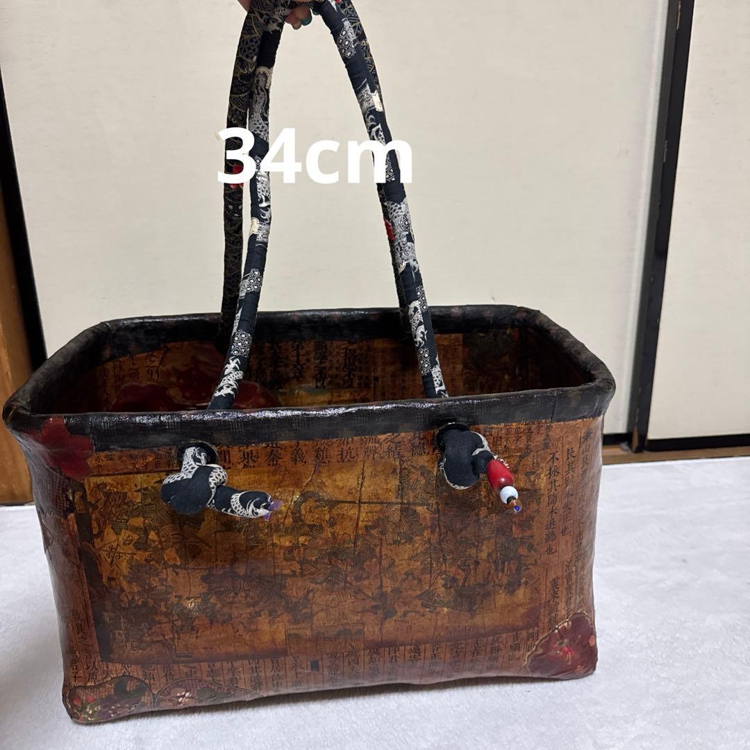 【ミル】一閑張り　特大サイズ　古銭・札付き