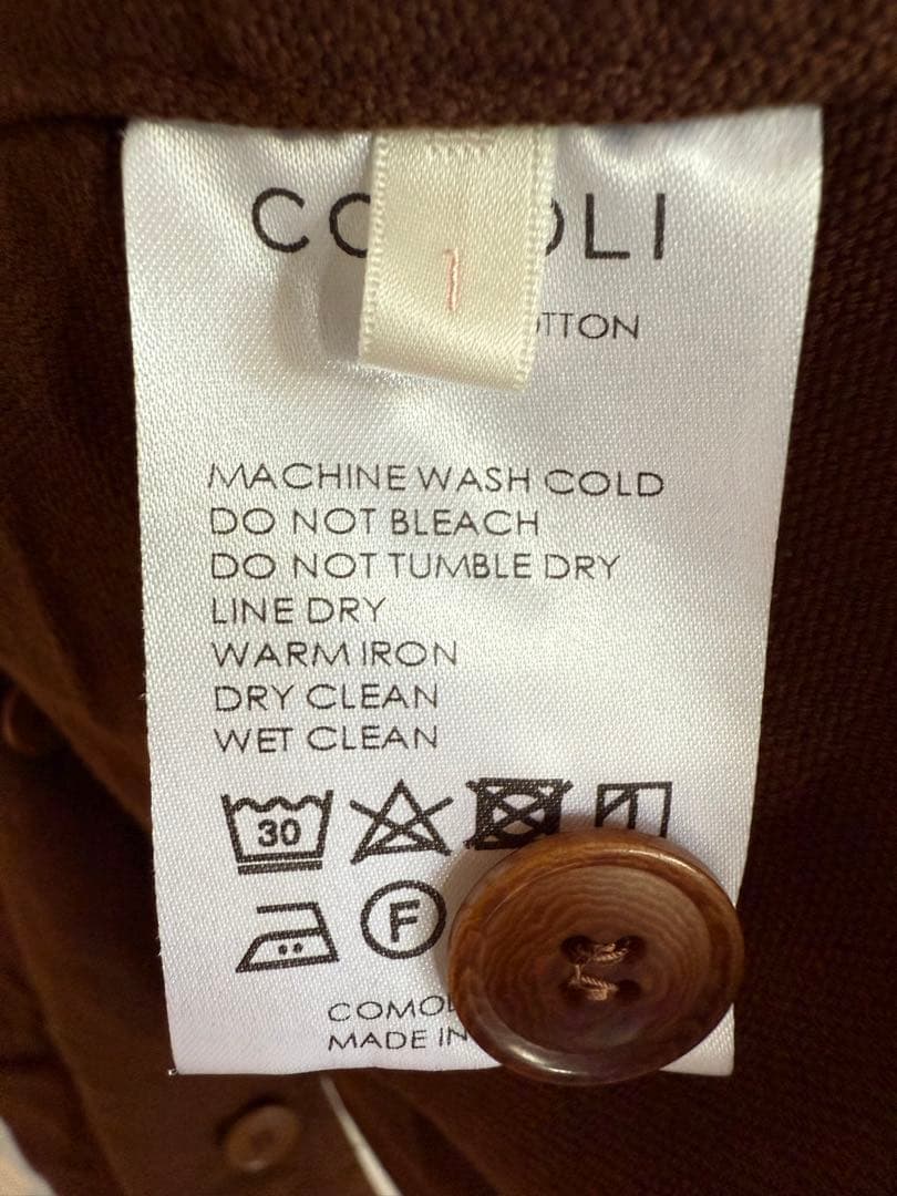 COMOLI コットンダックスジャケット 24ss size:1