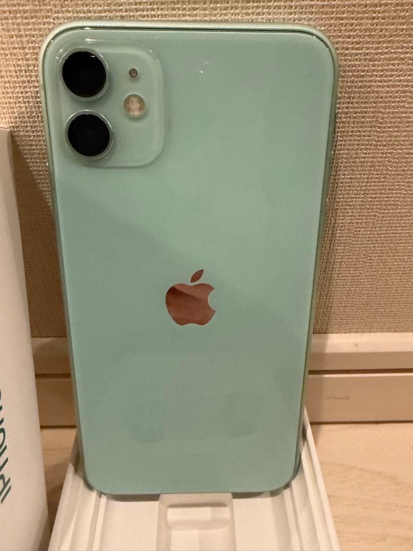 【値下】Apple iPhone 11 ミントグリーン 本体 箱付