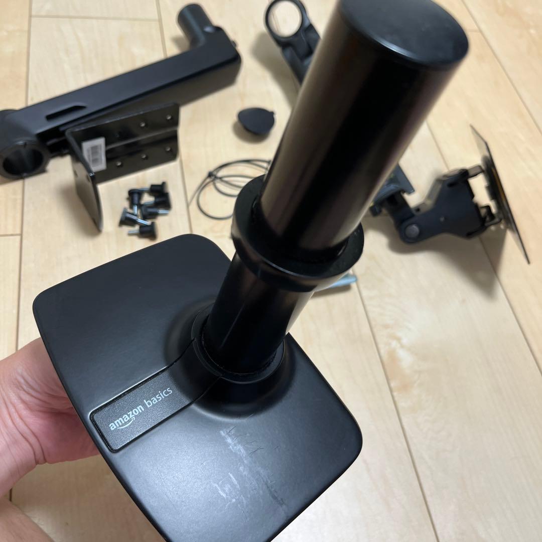 Amazonベーシック　モニターアーム エルゴトロン社　OEM製品　ブラック