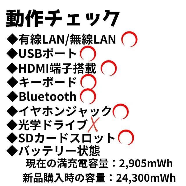 【★激安ノートPC】★動作良好◎Office付！メモリ8GB 爆速SSD256G