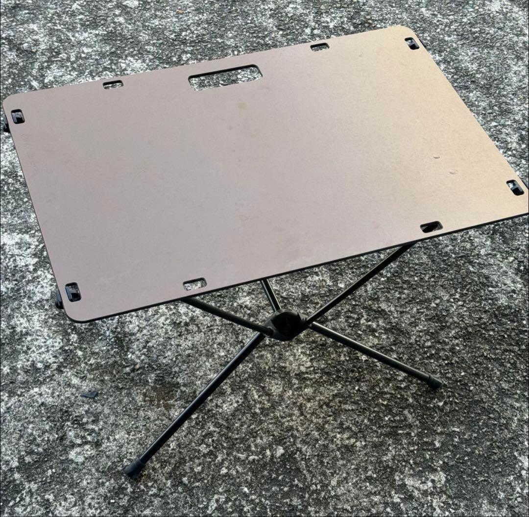 ヘリノックス テーブルワン ソリッドトップ コヨーテカラー 収納袋付き