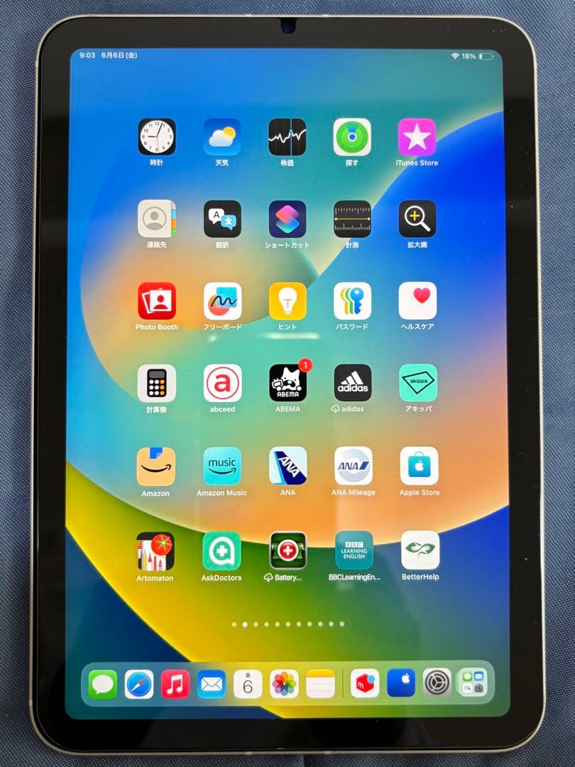 美品　iPad mini(第6世代) Cellular 256GB スターライト