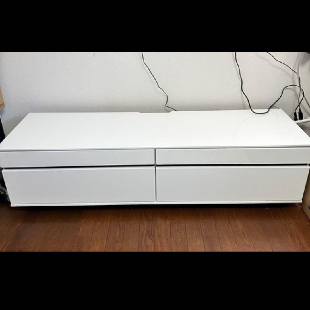 テレビ台 引き出し付き ホワイト