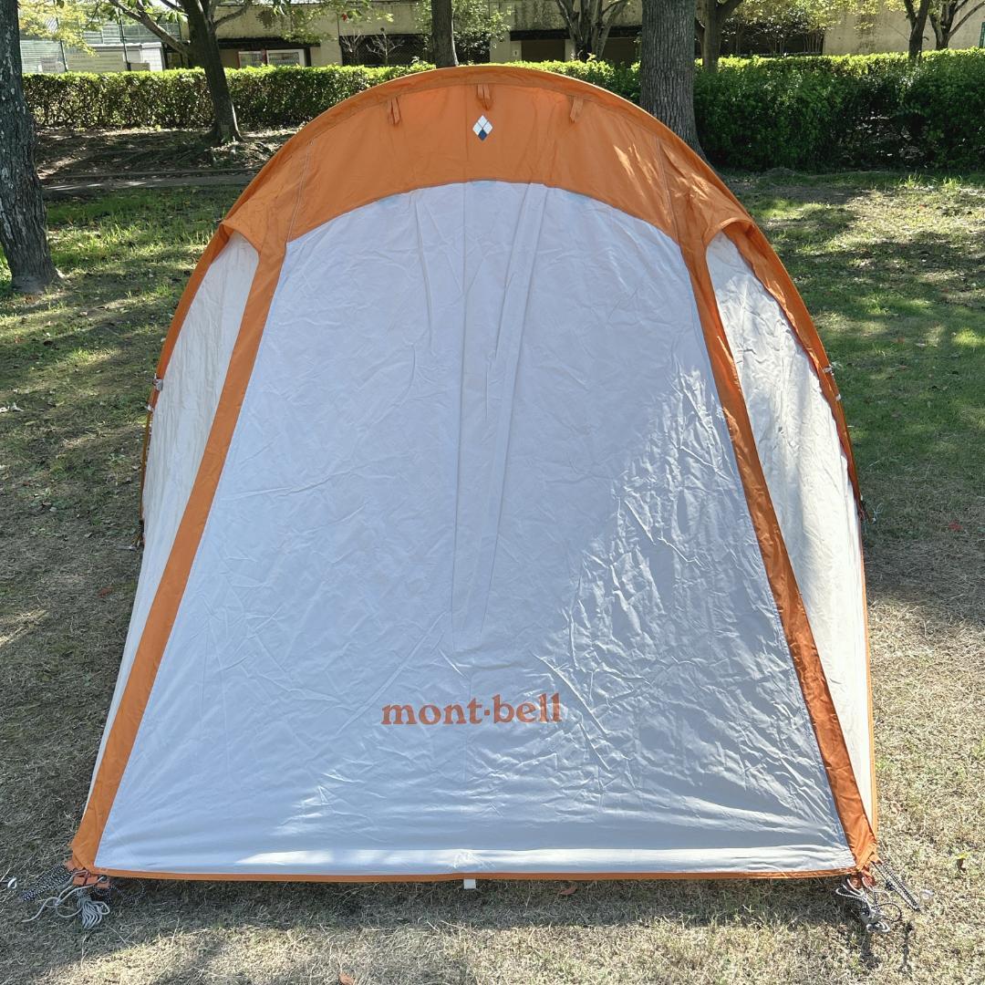 【美品】モンベル mont-bell クロノスキャビン 2 オレンジ 2〜3人用