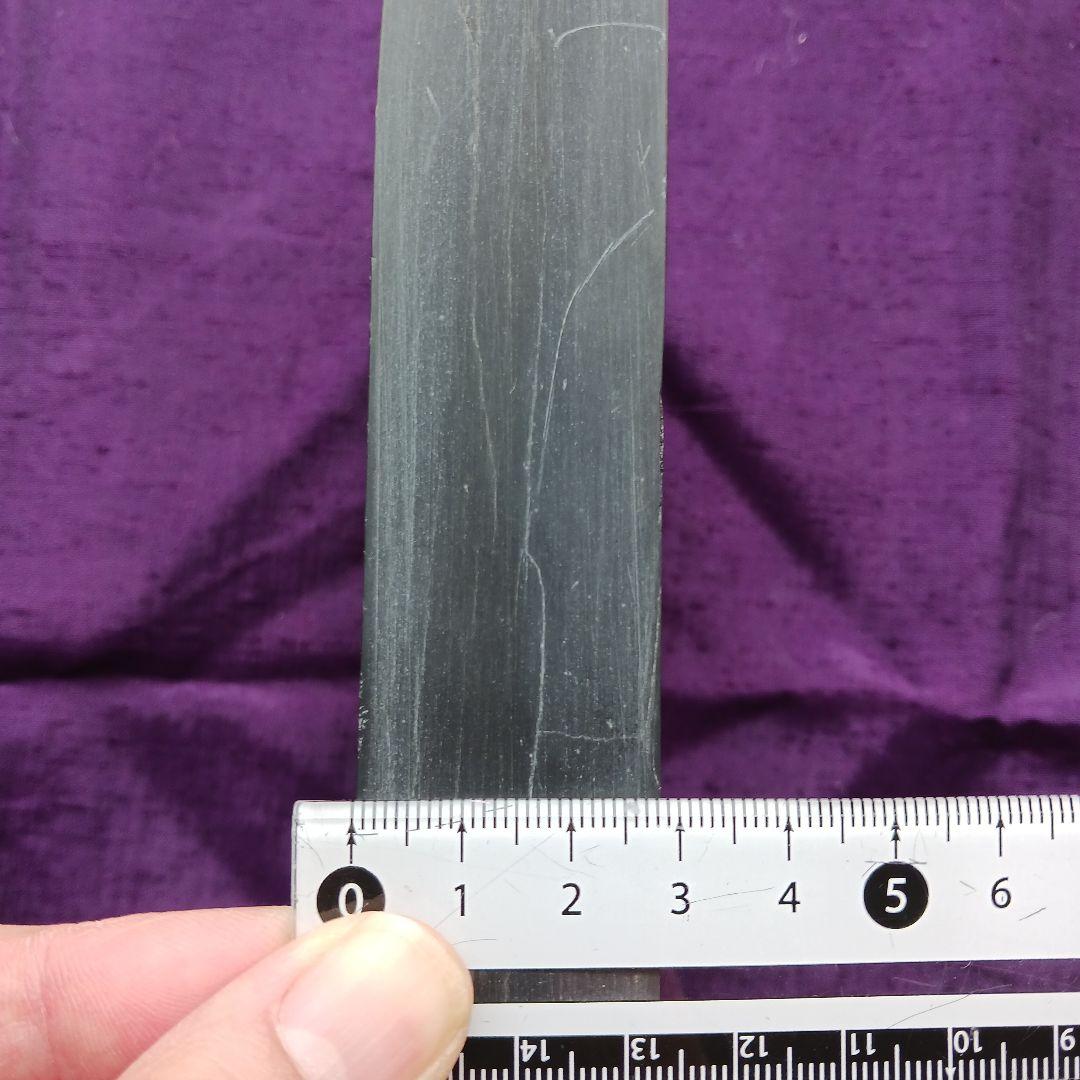 和硯　蒼龍石㉒　蒼白色の石紋