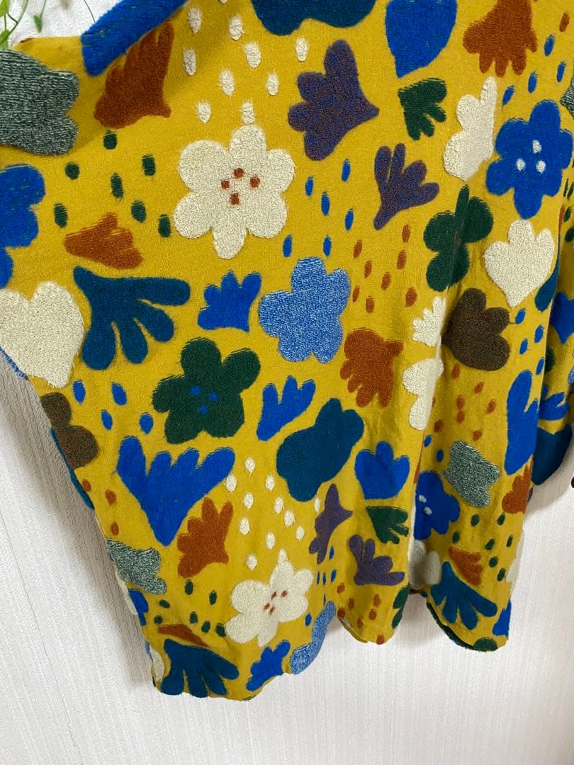 専用【美品】エムアンドキョウコのイエローフラワーチュニック