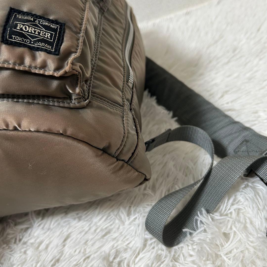 【廃盤✨希少色/シルバーグレー】ポーター　タンカー　リュック　ユニセックス　人気