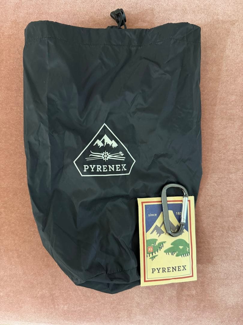 【極美品】PYRENEX ダウンベスト Lサイズ ブラック 付属品完備