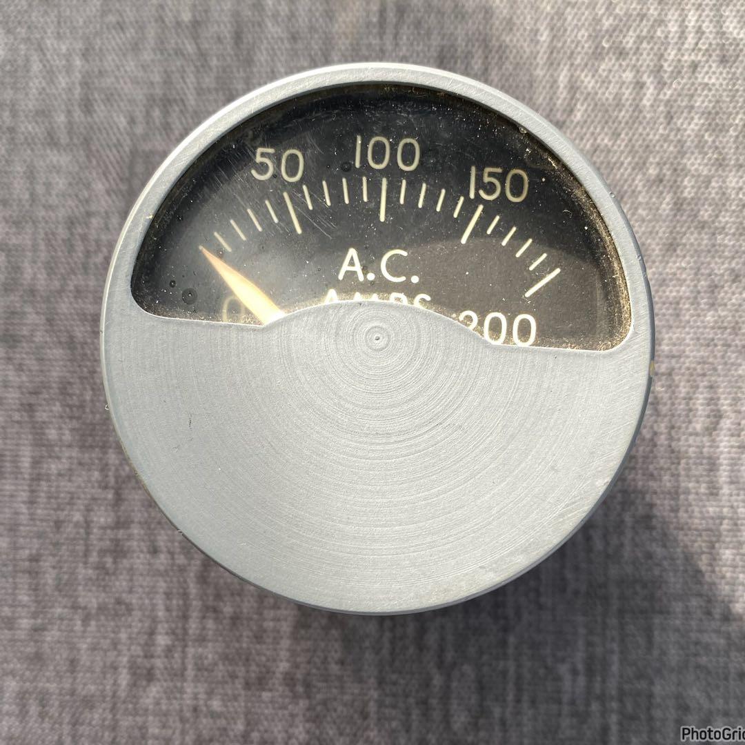 ジャンク Kratos パネルメーター A.C. 電流計 AC アンペア
