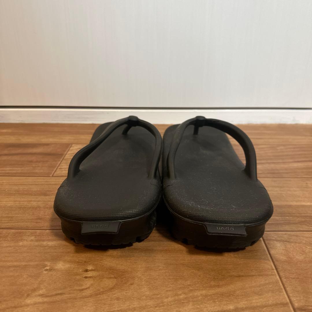 ゴエモン goyemon 「unda-雲駄-」サンダル Lサイズ 黒